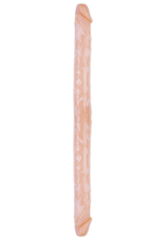 Censan Çift Taraflı Esnek Dildo 34 cm – Gerçekçi Dokulu ten Renk