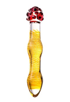 Censan Sexus Çift Taraflı Cam Dildo 18 cm