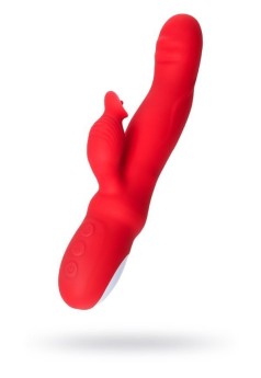 Censan Jos Redli 21cm Kırmızı Klitoral Uyarıcılı Vibratör