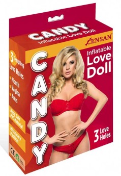 Censan Candy Love Doll 3 İşlevli Şişme Bebek