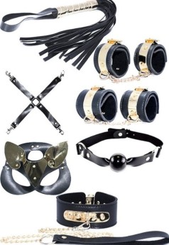 6 Parça Fetiş Set Gold
