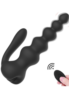 Censan Neue 10 Fonksiyonlu Titreşimli Anal Boncuklu Plug – Kablosuz Kumandalı