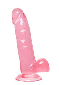 CENSAN Jel Dildo Sundo Pembe 20 cm