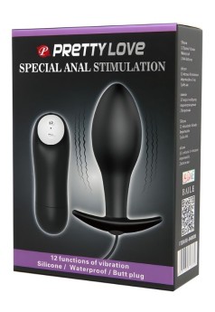 Censan Special Anal Stimulation 12 Fonksiyon Kumandalı Titreşimli Anal Plug Tıkaç