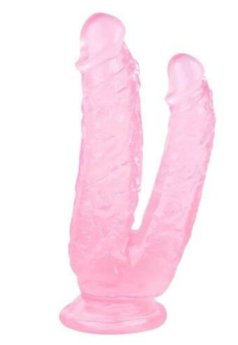 Noctis 19cm Pembe Çiftli Dildo No:76