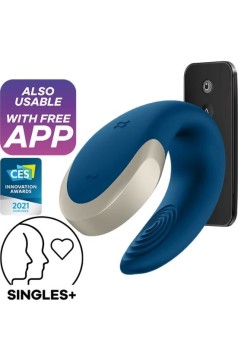 Censan Satisfyer Double Love Telefon Kontrollü ve Uzaktan Kumandalı Giyilebilir Vibratör