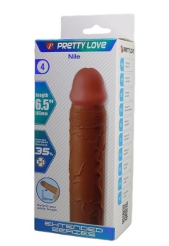 Censan Nile Gerçek Hissiyatlı Uzatıcı Penis Kılıfı Brown