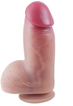 Censan Gerçekçi Tasarımlı Geniş Çaplı Silikon Dildo 24,5 cm