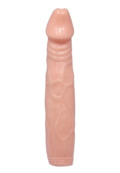 Censan 6 cm Dolgulu Titreşimli Silikon Penis Kılıfı