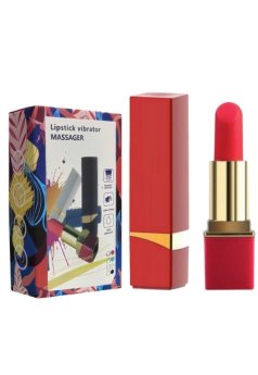 Censan Ruj Şeklinde Mini Vibratör – 10 Mod, Şarjlı, Gizli Tasarım, Güçlü Titreşim