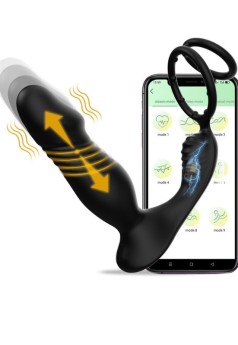Censan 5in1 Telefon Kontrollü Titreşimli İleri Geri Vibratör