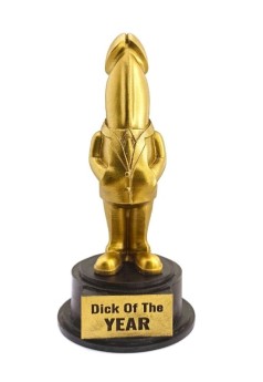 Dick Of The Year – Esprili Masaüstü Ödül Heykeli Model 1