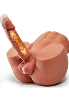 L-Join Gerçekçi İleri Geri Haraketli Titreşimli 5 Kg Kalça Vajina Dildo Mastürbatör