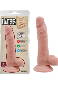 Flatterer Kıkırdaklı Gerçekçi Dildo - 18.6cm Ten