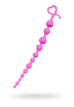 Censan Long Sweety anal Zinciri silikon pembe 34 cm 2,7 cm