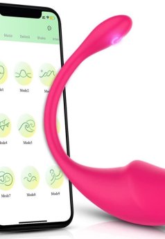 Noctis Telefon kontrollü Pembe vibratör