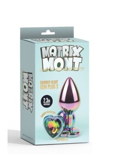 Rainbow Heart Gem Plug S