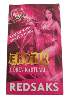 RedSaks Zaman Kum Saati Çiftler Oyunu – 1 Dakikalık Tutku ve Eğlence Görev Kartlarıyla Romantik Oyun Seti