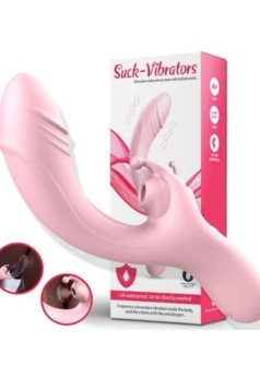 Censan Suck Vakumlu Klitoral Uyarıcılı Şarjlı Tavşan Vibratör