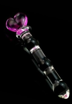 CENSAN 17cm Boğumlu Cam Dildo