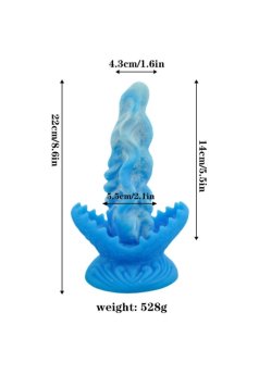 Censan Mavi Canavar Dildo Model 4