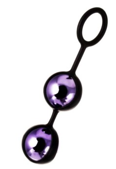Raspy vajinal topları, ABS plastik Mor 14 cm