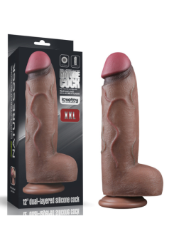 Censan 12 İnç Dual Layered Silicone Cock XXL