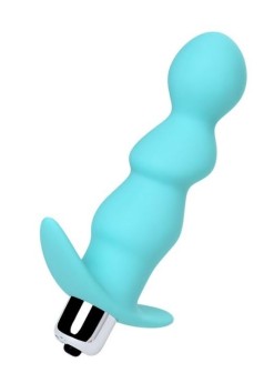 Censan Bland Anal Vibratör Plug Mavi 12 cm