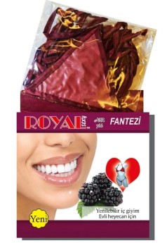 Censan Royal Yenilebilir Tanga Sütyen Böğürtlen Aromalı
