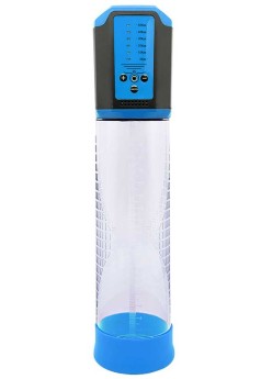 Censan Şarjlı LCD Göstergeli Otomatik Penis Pompası - Mavi