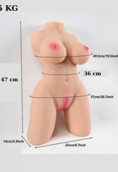 L-Join Gerçekçi 5 Kg Yarım Vücut Vajina Mastürbatör