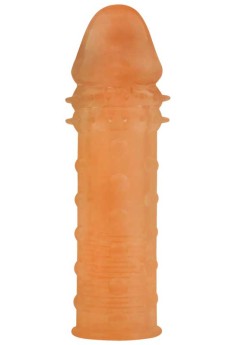 Extra Texture Sleeve Tırtıklı Penis Kılıfı - Ten Rengi