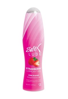 Safex Lube Kayganlaştırıcı Jel Çilek 85 ml