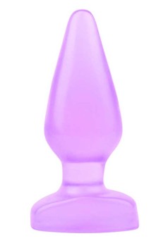 Hi-Rubber Şeffaf Jel Anal Tıkaç - Mor 16cm
