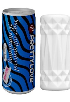 Censan Super Soft Material 3d Stimulating Kola Kutusu Şeklinde Mastürbatör Mavi