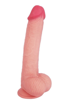 Censan Ultra Gerçekçi 24 Cm Kıkırdaklı Dildo