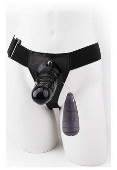 Hi Basic Penis Extender İçi Boş Titreşimli Belden Bağlamalı - Siyah
