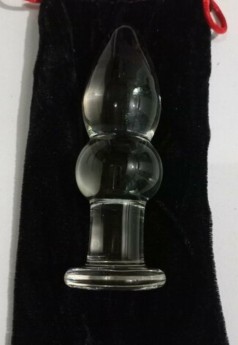 CENSAN Çift Boğumlu Cam Anal Plug 11cm