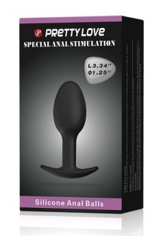 Censan Special Anal Stimulation İçi Ağırlıklı Top Olan Anal Plug Tıkaç
