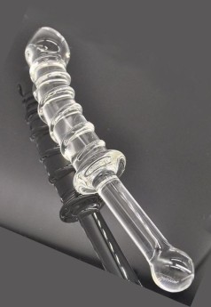 CENSAN 23cm Tırtıklı Cam Dildo