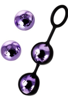 Censan Vender Kegel Vajinal Topları ABS plastik Mor 14,6 cm