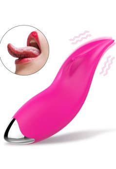 Klitoris Uyarıcı Dil Şeklinde Oral Vibratör