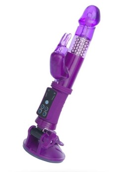 Censan Klitoral Uyarıcı Vibratör TPR Mor 22 cm