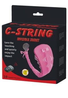 Censan C-String İnvisible Secret Giyilebilir Kumandalı Vibratör Mor