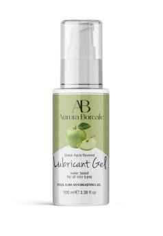 Aurora Boreale Yeşil Elma Aromalı Kayganlaştırıcı Jel 100 ML