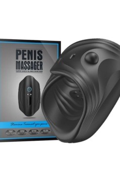 Censan Penis Massager Super Shock Glans Exerciser Titreşimli Mastürbatör