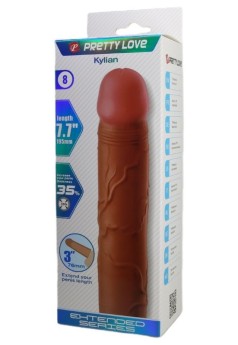 Censan Kylian Gerçek Hissiyatlı Uzatıcı Penis Kılıfı Brown
