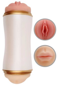 MX Sexual Stroker Çift Taraflı Vajinal ve Oral Mastürbatör