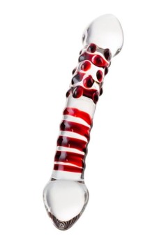 Censan Sexus Çift Taraflı Cam Dildo 21 cm