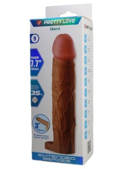 Censan Gerd Gerçek Hissiyatlı Uzatıcı Penis Kılıfı Brown